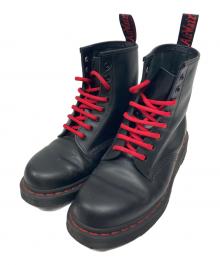 Dr.Martens（ドクターマーチン）の古着「レッドステッチ 8 ホールブーツ」｜ブラック