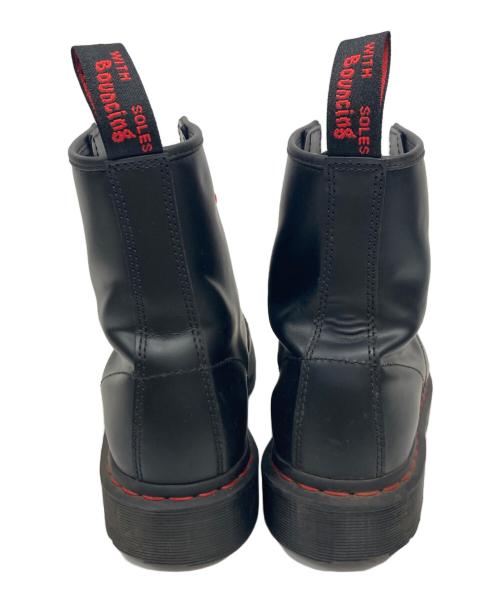 Dr.Martens（ドクターマーチン）Dr.Martens (ドクターマーチン) レッドステッチ 8 ホールブーツ ブラック サイズ:UK7の古着・服飾アイテム