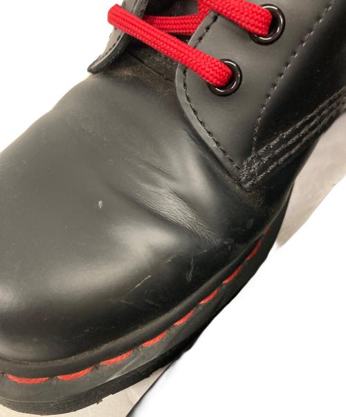 Dr.Martens（ドクターマーチン）Dr.Martens (ドクターマーチン) レッドステッチ 8 ホールブーツ ブラック サイズ:UK7の古着・服飾アイテム