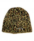 stussyステューシー）の古着「LEOPARD SKULLCAP」｜イエロー