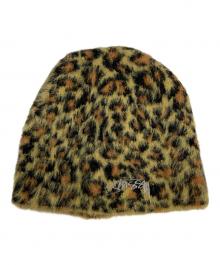 stussy（ステューシー）の古着「LEOPARD SKULLCAP」｜イエロー