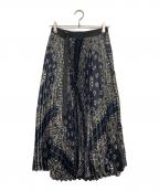 sacaiサカイ）の古着「Bandana Print Skirt」｜ネイビー