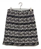 CHANELシャネル）の古着「ツイードスカート」｜アイボリー