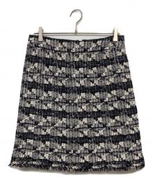 CHANEL（シャネル）の古着「ツイードスカート」｜アイボリー