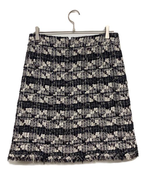 CHANEL（シャネル）CHANEL (シャネル) ツイードスカート アイボリー サイズ:40の古着・服飾アイテム