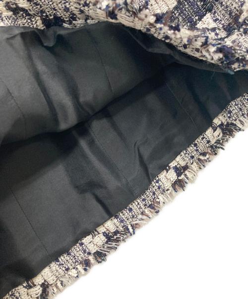 CHANEL（シャネル）CHANEL (シャネル) ツイードスカート アイボリー サイズ:40の古着・服飾アイテム