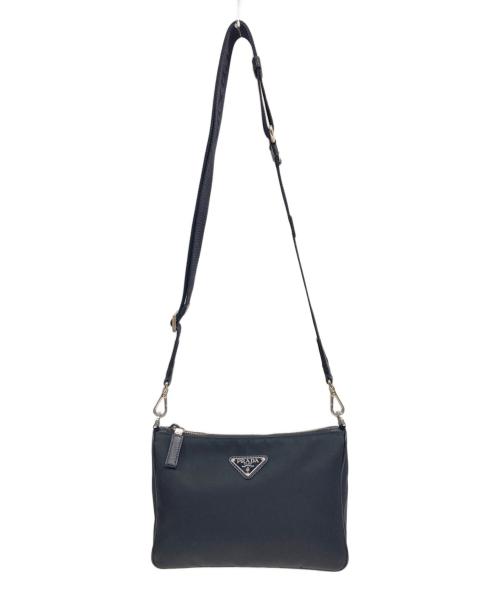 PRADA（プラダ）PRADA (プラダ) Re-Nylonショルダーバッグ ブラックの古着・服飾アイテム