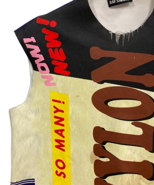 RAF SIMONS（ラフシモンズ）RAF SIMONS (ラフシモンズ) 14SS ノースリーブカットソー マルチカラー サイズ:Sの古着・服飾アイテム