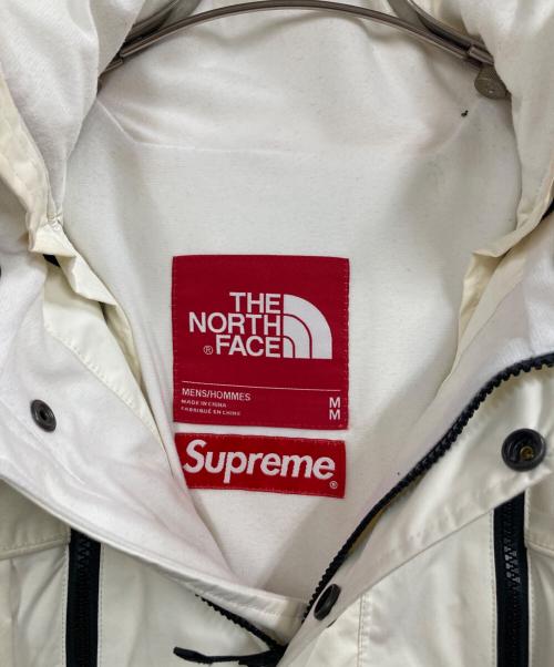 THE NORTH FACE（ザ ノース フェイス）THE NORTH FACE (ザ ノース フェイス) Supreme (シュプリーム) 16SS Steep Tech Hooded Jacket ホワイト サイズ:Mの古着・服飾アイテム