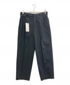 A.PRESSEアプレッセ）の古着「Type.2 Melange Gabardine Trousers」｜グレー