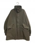 ATONエイトン）の古着「AIR VENTILE ショートモッズコート」｜カーキ