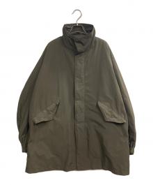 ATON（エイトン）の古着「AIR VENTILE ショートモッズコート」｜カーキ