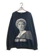 UNDERCOVERアンダーカバー）の古着「SINDY SHERMAN CREW」｜ブラック