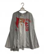 77circaナナナナサーカ）の古着「再構築長袖Tシャツ」｜グレー