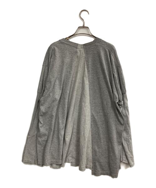 77circa（ナナナナサーカ）77circa (ナナナナサーカ) 再構築長袖Tシャツ グレー サイズ:FREEの古着・服飾アイテム