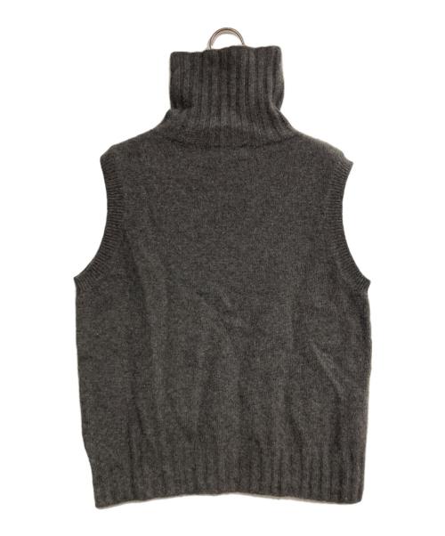 MARGARET HOWELL（マーガレットハウエル）MARGARET HOWELL (マーガレットハウエル) ハイネックニットベスト グレー サイズ:2の古着・服飾アイテム