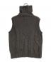 MARGARET HOWELL (マーガレットハウエル) ハイネックニットベスト グレー サイズ:2：7000円