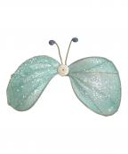 mina perhonenミナ ペルホネン）の古着「ちょうちょのブローチ」｜スカイブルー