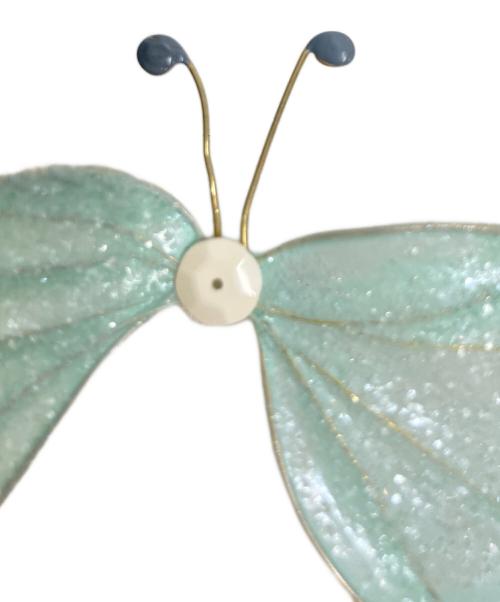 mina perhonen（ミナ ペルホネン）mina perhonen (ミナ ペルホネン) ちょうちょのブローチ スカイブルーの古着・服飾アイテム