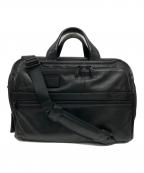 TUMIトゥミ）の古着「ALPHA2 2WAYレザーブリーフバッグ」｜ブラック