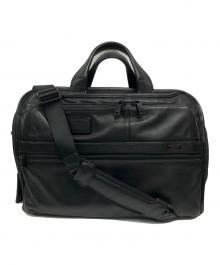 TUMI（トゥミ）の古着「ALPHA2 2WAYレザーブリーフバッグ」｜ブラック
