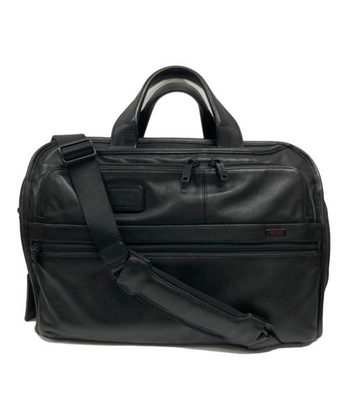 TUMI（トゥミ）TUMI (トゥミ) ALPHA2 2WAYレザーブリーフバッグ ブラックの古着・服飾アイテム