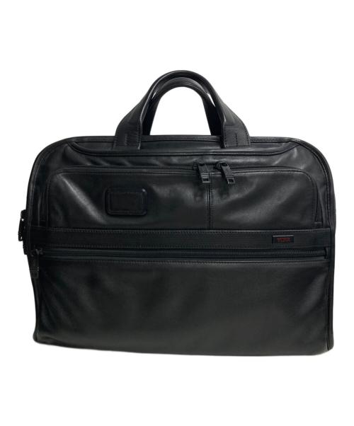 TUMI（トゥミ）TUMI (トゥミ) ALPHA2 2WAYレザーブリーフバッグ ブラックの古着・服飾アイテム