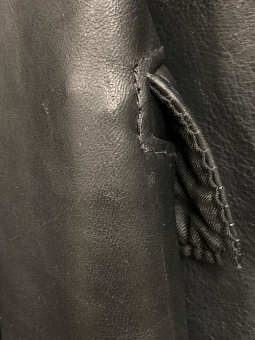 Schott（ショット）Schott (ショット) 3Bレザーテーラードジャケット ブラック サイズ:40の古着・服飾アイテム