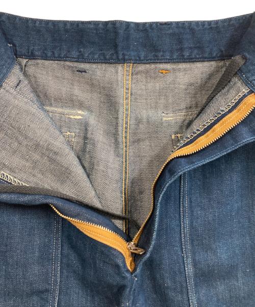 45R（フォーティファイブ・アール）45R (フォーティファイブ・アール) コットンリネンのベイカーパンツ インディゴ サイズ:3の古着・服飾アイテム