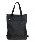 LeSportsacレスポートサック）の古着「キルティング2WAYバッグ」｜ブラック