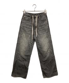 Whim Gazette（ウィムガゼット）の古着「ドロストデニムパンツ」｜グレー