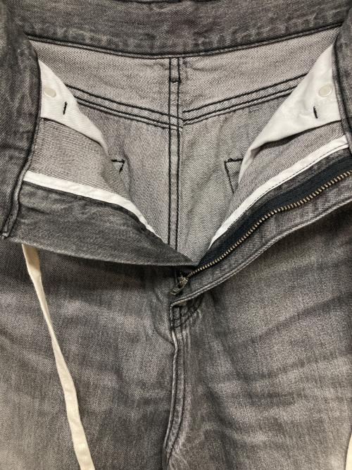 Whim Gazette（ウィムガゼット）Whim Gazette (ウィムガゼット) ドロストデニムパンツ グレー サイズ:34の古着・服飾アイテム