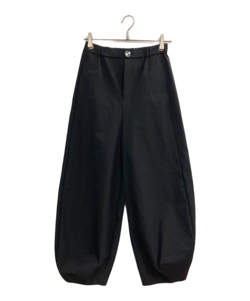 nagonstans（ナゴンスタンス）nagonstans (ナゴンスタンス) cropped balloon pants ブラック サイズ:Mの古着・服飾アイテム