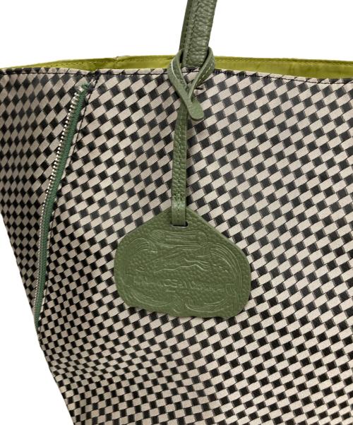 OSAM（オサム）OSAM (オサム) 総柄トートバッグ グリーンの古着・服飾アイテム