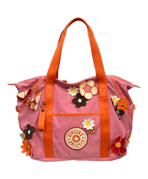 Kipling（キプリング）Kipling (キプリング) トートバッグ ピンクの古着・服飾アイテム