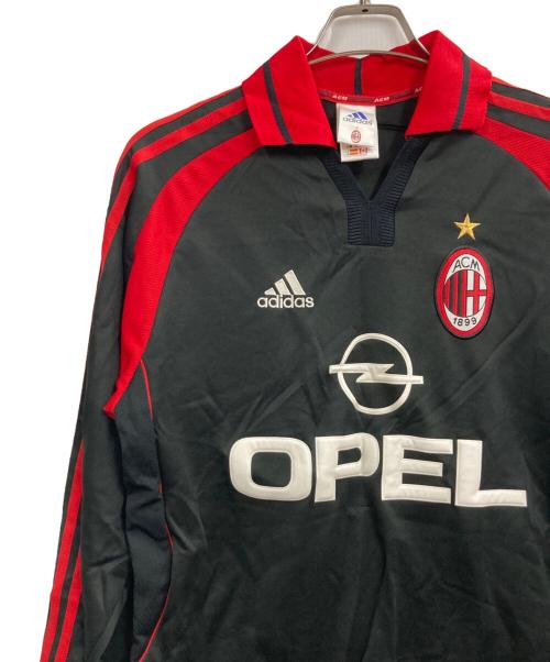 adidas（アディダス）adidas (アディダス) A.C.Milan (エーシーミラン) ACミランゲームシャツ ブラックの古着・服飾アイテム