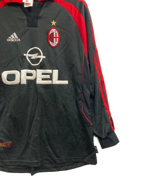 adidas（アディダス）adidas (アディダス) A.C.Milan (エーシーミラン) ACミランゲームシャツ ブラックの古着・服飾アイテム