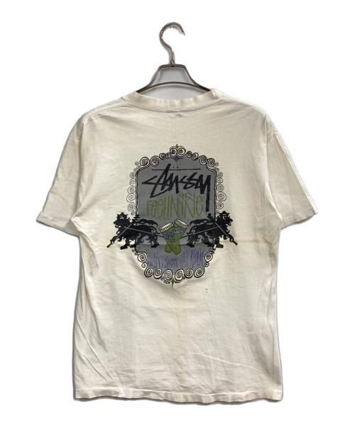 stussy（ステューシー）stussy (ステューシー) Feelin' Irie TEE ホワイト サイズ:Mの古着・服飾アイテム