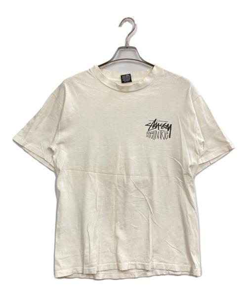 stussy（ステューシー）stussy (ステューシー) Feelin' Irie TEE ホワイト サイズ:Mの古着・服飾アイテム
