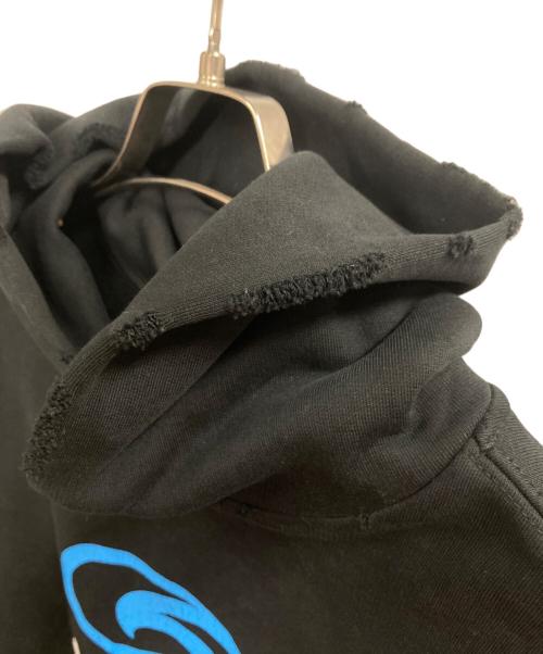 BALENCIAGA（バレンシアガ）BALENCIAGA (バレンシアガ) 24SS Round Hoodie ブラック サイズ:3の古着・服飾アイテム