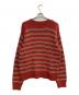 stussy (ステューシー) CHUNKY COTTON STRIPE SWEATER レッド サイズ:L：15000円