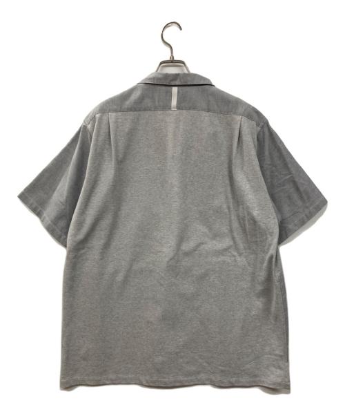 nanamica（ナナミカ）nanamica (ナナミカ) パネルオープンカラーシャツ グレー サイズ:Lの古着・服飾アイテム