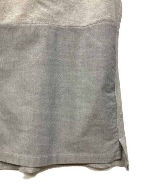 nanamica（ナナミカ）nanamica (ナナミカ) パネルオープンカラーシャツ グレー サイズ:Lの古着・服飾アイテム