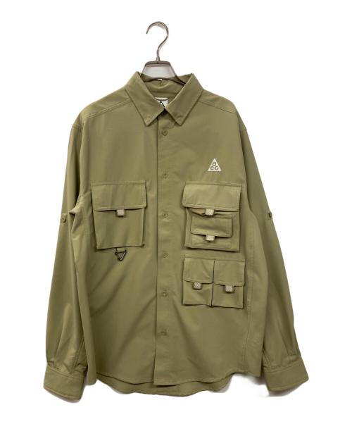 ACG（エーシージー）ACG (エーシージー) DF UV DEV TRAIL TOP オリーブ サイズ:Mの古着・服飾アイテム