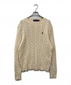 POLO RALPH LAURENポロ・ラルフローレン）の古着「ケーブルニット」｜ベージュ