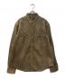 RRL（ダブルアールエル）の古着「スリム フィット スタデッド デニム ウエスタン シャツ」｜ブラウン