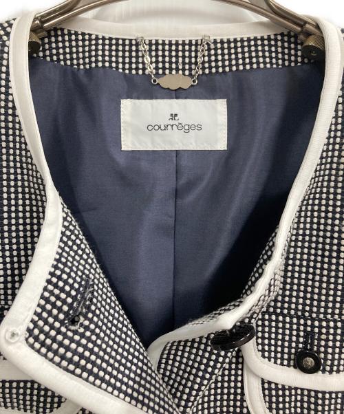 courreges（クレージュ）courreges (クレージュ) セットアップ ホワイト サイズ:38の古着・服飾アイテム