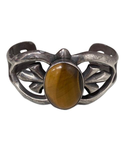 USED（ユーズド）USED (ユーズド) ストーンバングル シルバーの古着・服飾アイテム