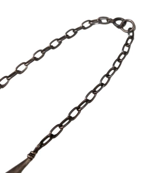 INDIAN JEWERY（インディアン ジュエリー）INDIAN JEWERY (インディアン ジュエリー) フェザーネックレス ライトグリーンの古着・服飾アイテム