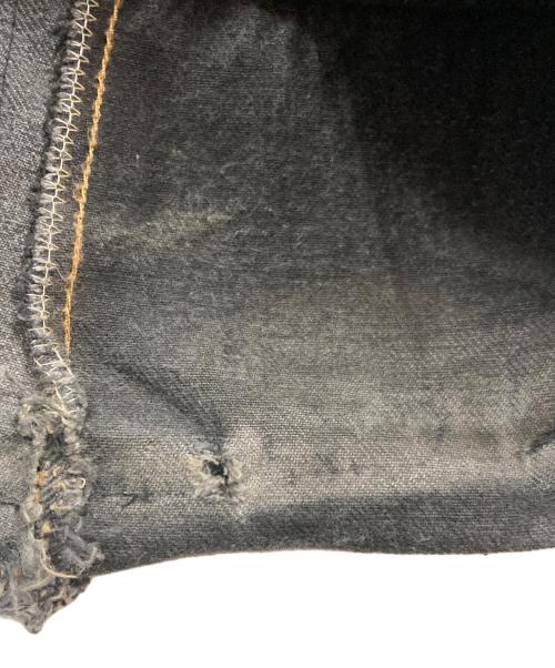 USED（ユーズド）USED (ユーズド) 再構築デニムパンツ ブラック サイズ:不明（実寸サイズをご確認ください）の古着・服飾アイテム
